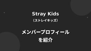 Stray Kids(ストレイキッズ)メンバー紹介！年齢・プロフィールまとめ